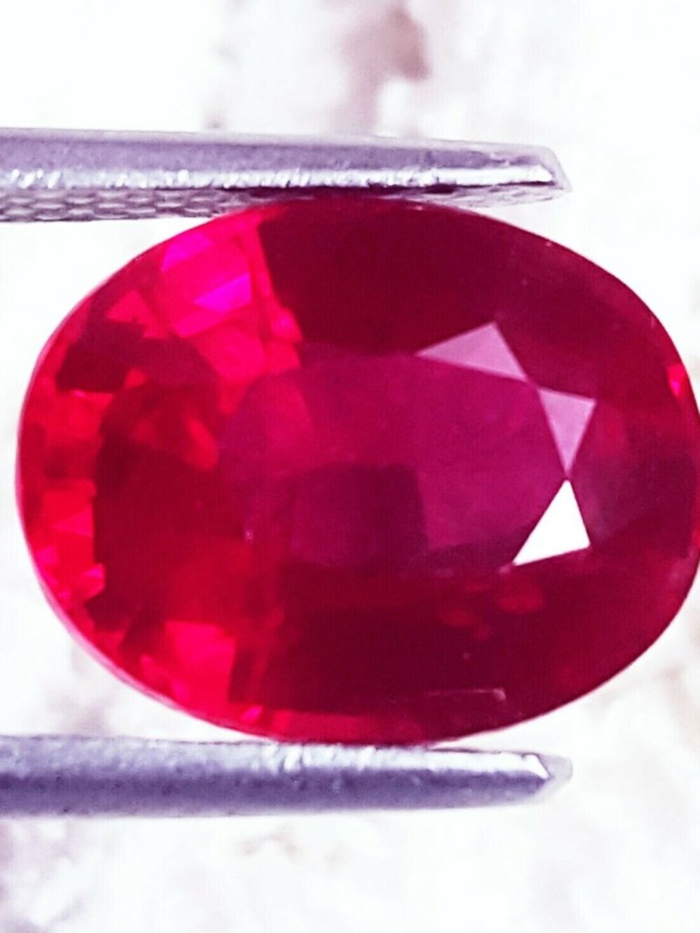 Natural Red Ruby Loose Gemstone 8.04+ Ct Certified Oval Shape Mozambique NEW